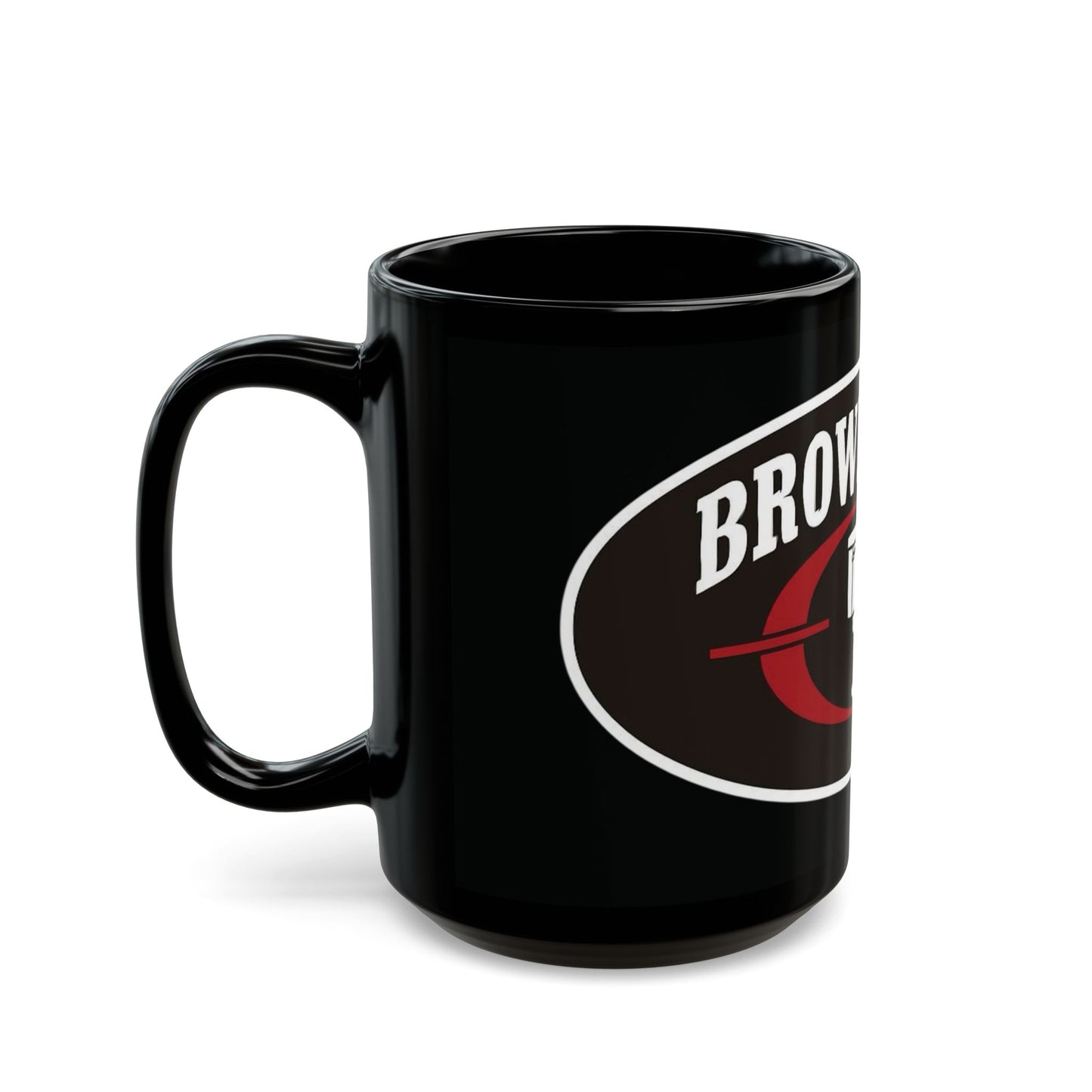 Brownwater Funny Toilet Coffee Mug – Novelty 11oz/15oz Black Ceramic Mug